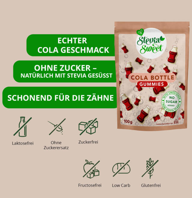 Gummibärchen alle Sorten ohne Zucker