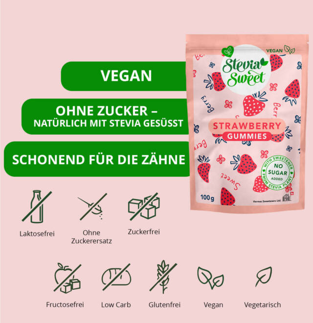 Gummibärchen alle Sorten ohne Zucker